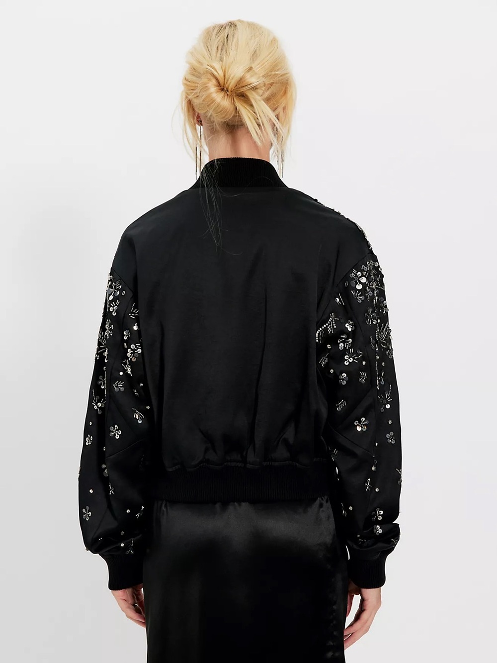 Free People Stassi Embellished Bomber - Picture 3 of 7